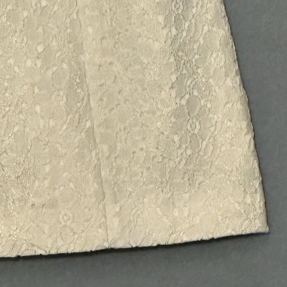 Vince Camuto Womens Skirt 2 Ivory Lace Mini Classic Occassion Feminine Coquette - Picture 3 of 12